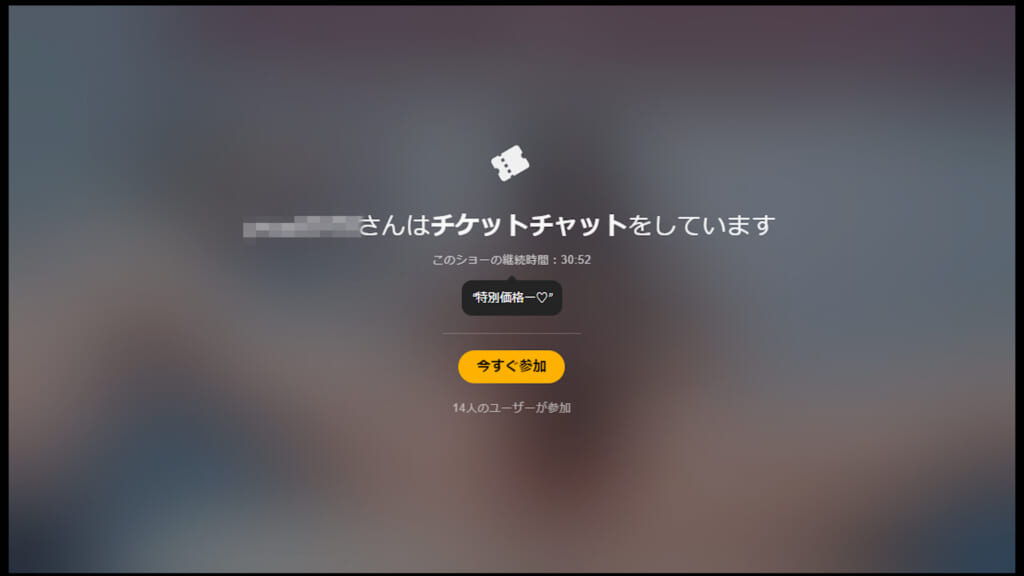 Stripchatのチケットチャット